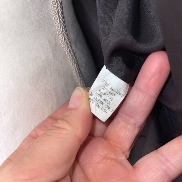 Iris Singer Collection Wool Blazer Size 8 Womens Double Breasted Made In USA - Picture 6 of 11